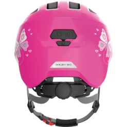 ABUS Casco Bicicleta SMILE Y 3.0 Rosa Mariposa-S -Abus abus casco bicicleta smile y 3 0 rosa mariposa s a408880 2