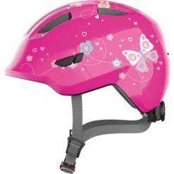 ABUS Casco Bicicleta SMILE Y 3.0 Rosa Mariposa-S