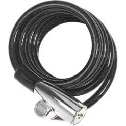 Abus Cable Espiral De Llave Negro