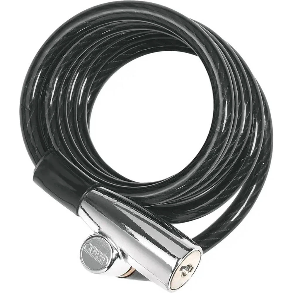 Abus Cable Espiral De Llave Negro 3 Abus Cable Espiral De Llave Negro
